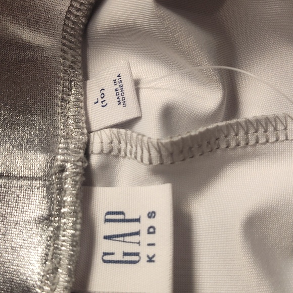 Gap Kids Silver Pants Size Large (10) - Picture 7 of 7